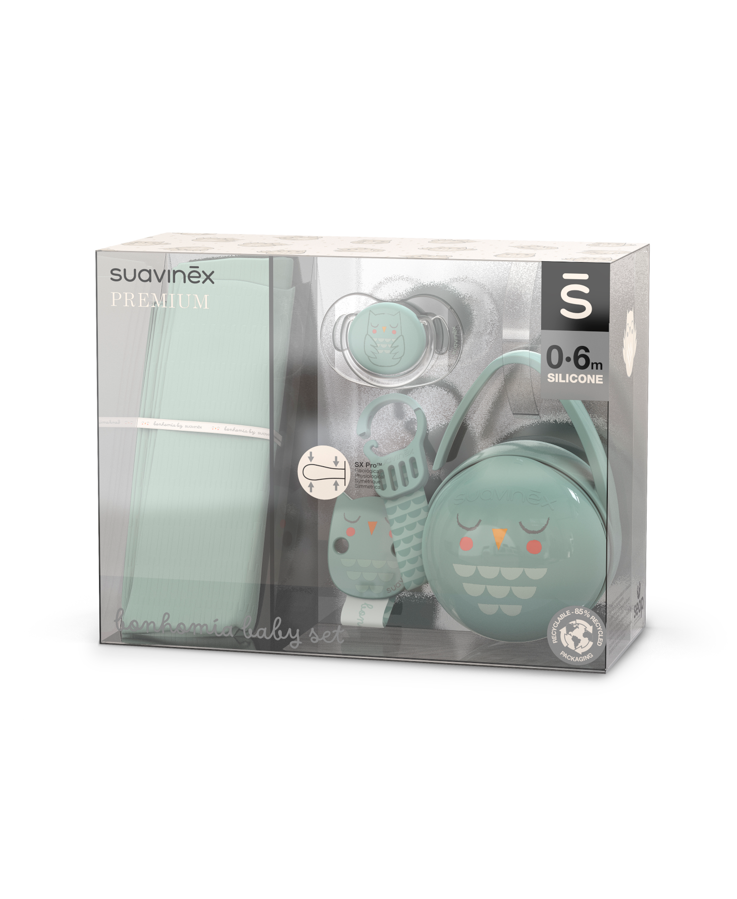 Set cadou   mentă   Bonhomia Infant.ro